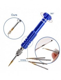 Vexclusive 5 in 1 repair open tools 0.6mm tri-wings tip screwdriver