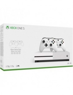 Xbox one s 1 tb 2 controller bundle sealed pack (imported)