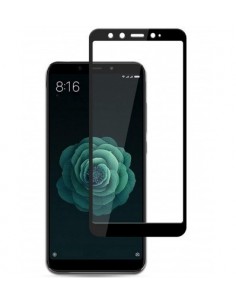 Xiaomi Mi A2 Full Cover Premium 5D Tempered Glass (Black) Buy 1 Get 1 Free