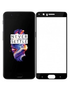 Vexclusive Tempered Glass Screen Protector For Oneplus 5 (Black) Edge To Edge Full Screen Coverage With Installation Kit