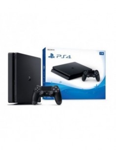 Sony playstation 4 ps4 slim 1tb complete set brand new pack + 15 games loaded